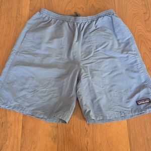 Patagonia Light Blue Pull-On Outdoor Shorts